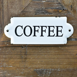 **INNER PACK* 7" COFFEE TIN SIGN