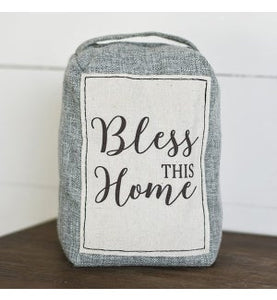 BLESS THIS HOME DOOR STOPPER HXYX32