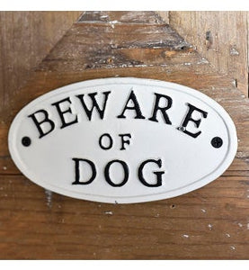 Beware of Dog Medallion