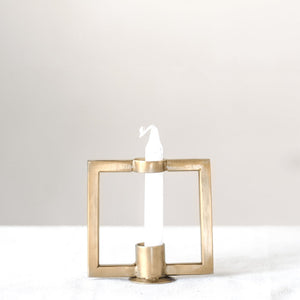 4” Square Candle Holder