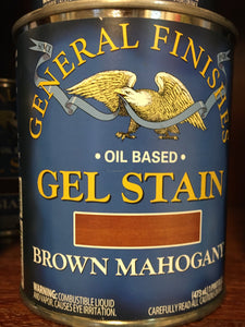P Brown Mahogany Gel Stain 1/2 Pint