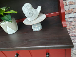 Leanne Rustic Pine Hutch