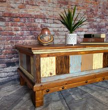 Leanne Coastal Rustic Multi Colored Coffee Table