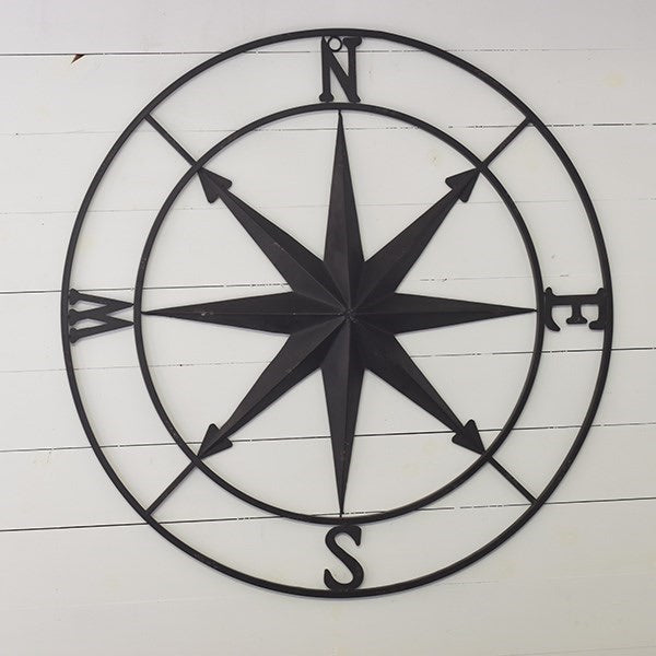 HD 18 Inch Old Black Compass