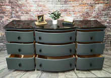 Leanne Black Granite Top Dresser
