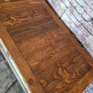 Leanne Coastal Rustic Multi Colored Coffee Table