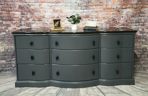 Leanne Black Granite Top Dresser