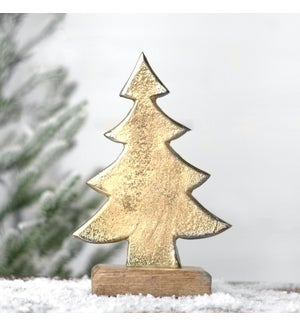 GOLD TREE ON WOOD BASE  PDMAB22-009