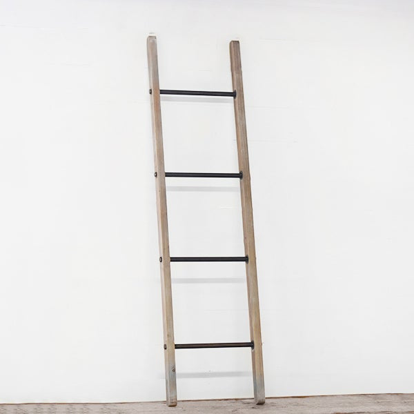 58” Wood/Tin Ladder