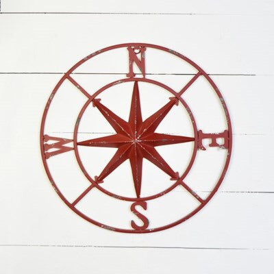 18 Inch Red Compass