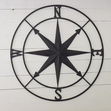40” Large Black/Brown Compass