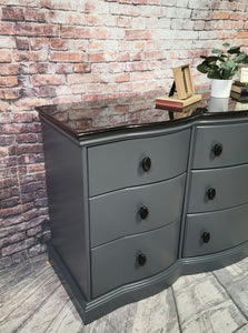 Leanne Black Granite Top Dresser