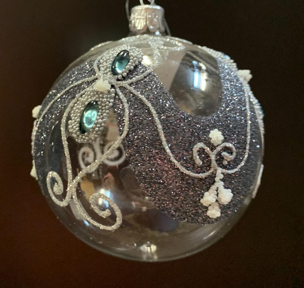 Bronner’s Glitter Bow Ornament