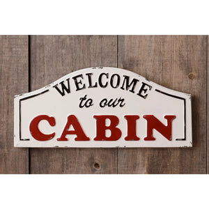 Welcome To Our Cabin 8T1543